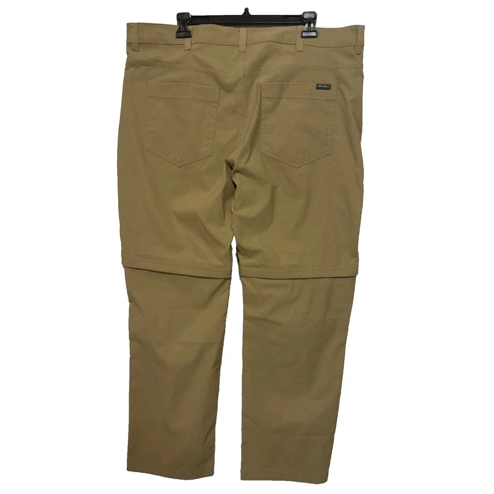 Eddie Bauer Mens‎ Tech Hiking Pants Size 40 x 32 Stretch Fishing Travel Khaki